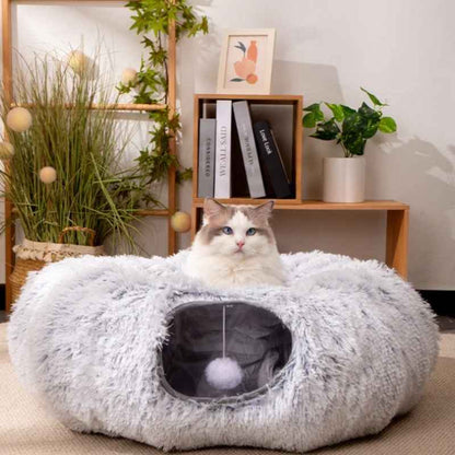 Cat Nest Foldable Tunnel Bed