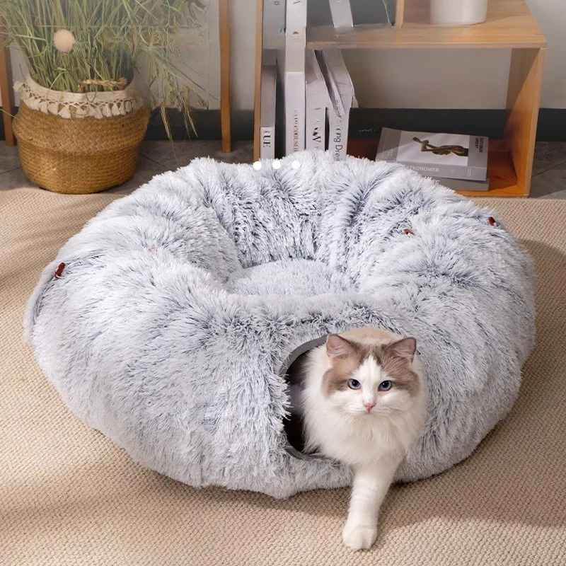 Cat Nest Foldable Tunnel Bed