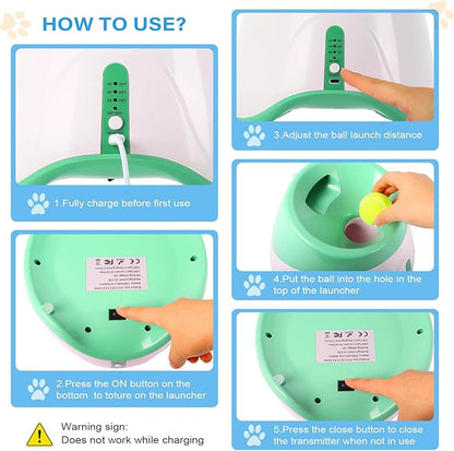 Pet Dog Automatic Ball Launcher