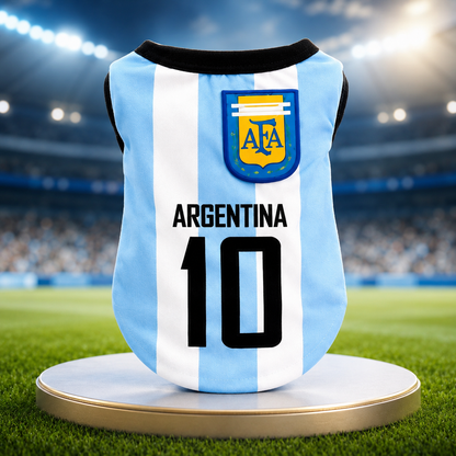 Dog And Cat World Cup Football Jersey