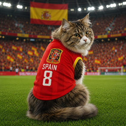 Dog And Cat World Cup Football Jersey