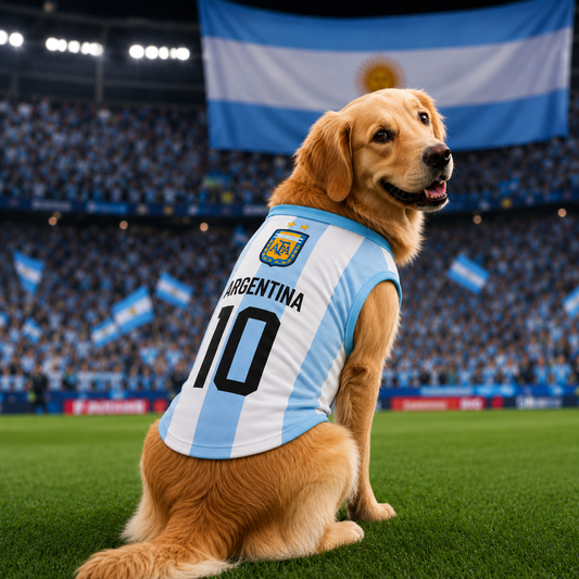 Dog And Cat World Cup Football Jersey