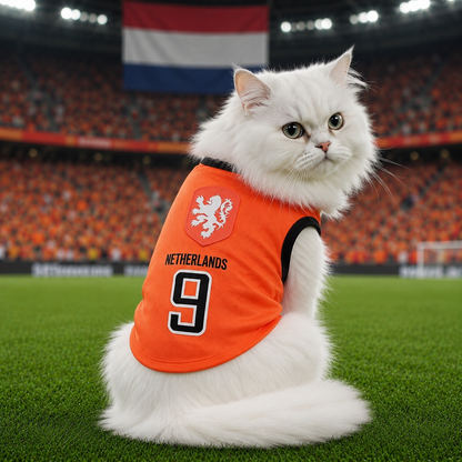 Dog And Cat World Cup Football Jersey