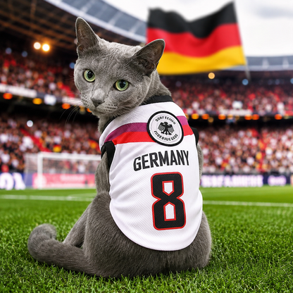 Dog And Cat World Cup Football Jersey